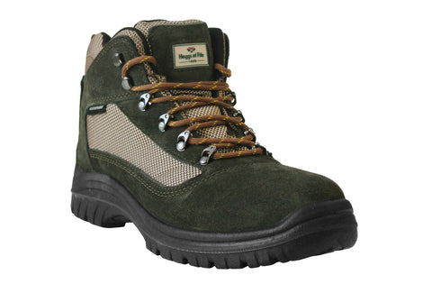 Hoggs of Fife Mens Green Suede Waterproof Lace Up Hiking Trekking Boots