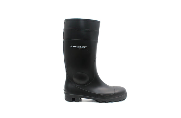 Dunlop Mens Black Waterproof Steel Toe Cap S5 Safety Wellington Boots