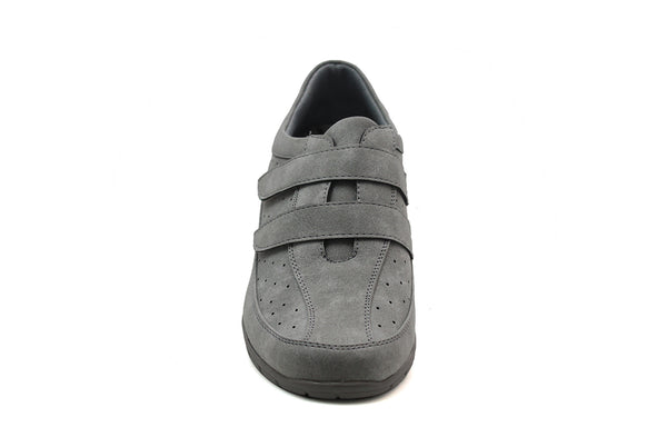 Cushion Walk Womens Grey Touch Fasten Loafers