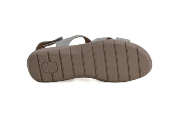 Cushion Walk Women's Silver Slingback Touch Fasten Summer Sandals