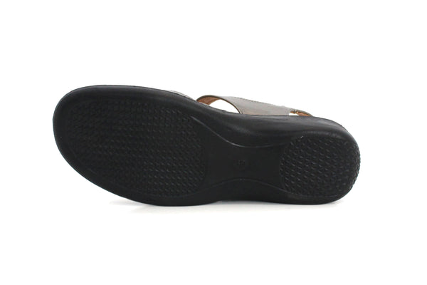 Cushion Walk Womens Pewter Touch Fasten Slingback Summer Sandals