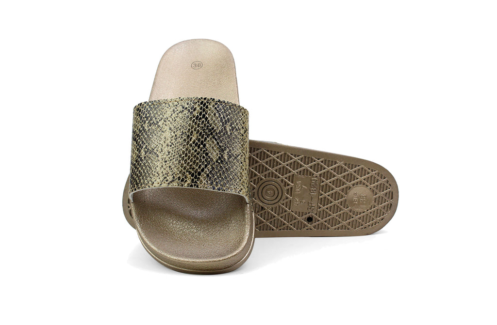 Snake sale slide sandals