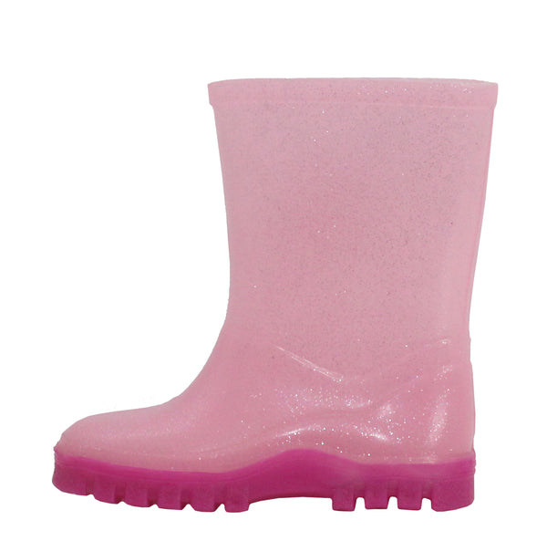 Girls Kids Pink Unicorn Puddle Rain Waterproof Wellington Boots