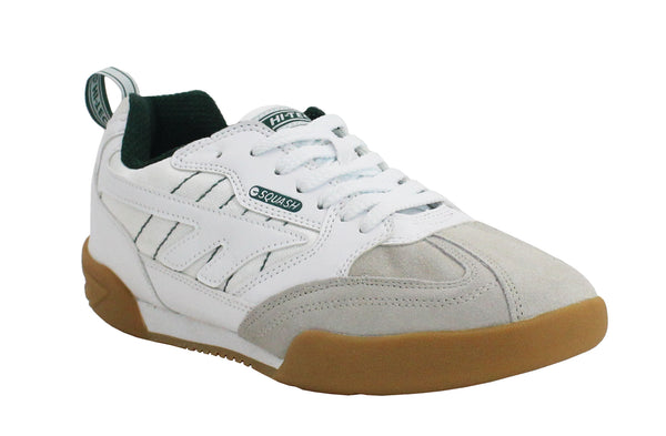 Hi-Tec Mens White Classic Squash Tennis Trainers